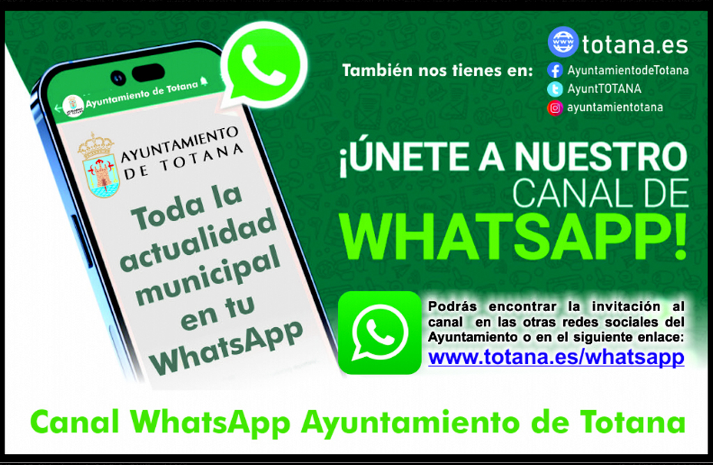 El Ayuntamiento pone en marcha un nuevo canal de WhatsApp